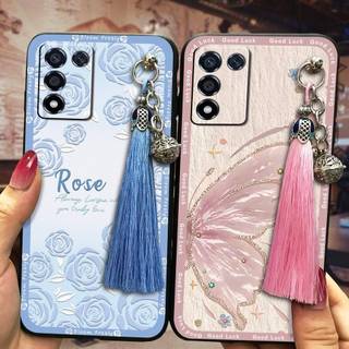 Ốp Điện Thoại TPU Họa Tiết Graffiti Hoạt Hình, Tua Rua Chuông, Bảo Vệ Toàn Bộ Cho OPPO K9S / Realme Q3S / Q3T / K10