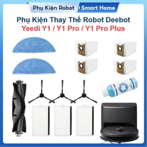 Phụ Kiện Thay Thế Robot Deebot Yeedi Y1, Y1 Pro, Y1 Pro Plus/ Chổi Lăn, Chổi Cạnh, Bộ Lọc, Khăn Lau, Túi Bụi/