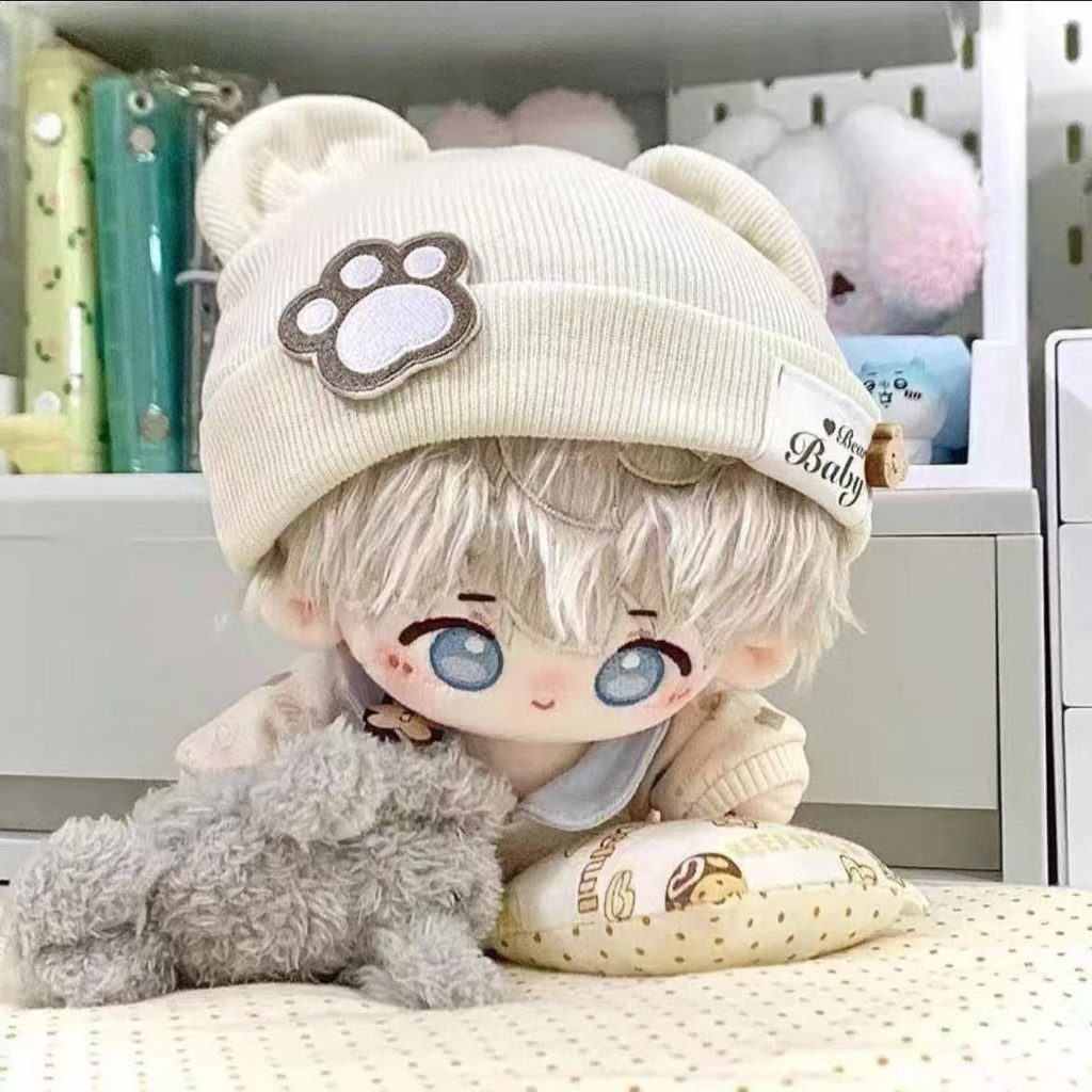 20cm Quần Áo Bé Bộ Đồ Ngủ Liền Quần Cotton Búp Bê Gấu Nhỏ Bánh Quy Dễ Thương Siêu Dễ Thương Chính Hãng Phiên Bản Chính Hãng