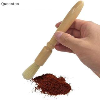 Queenten 4 Chiếc Máy Pha Cà Phê Làm Sạch Bộ Máy Xay Cà Phê Bàn Chải Cho Máy Pha Cà Phê Espresso Đầu Nhóm Pha Bàn Chải Làm Sạch QT