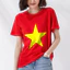 Áo Thun Cờ Đỏ Sao Vàng, Size Trẻ Em Và Người Lớn, Vải Poly Thái Mặc Mát Dầy Dặn, Size Từ 7 - 95kg, 05