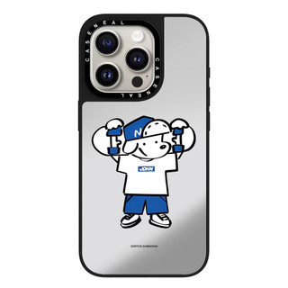 CASENEAL Skateboarding Dog Vỏ điện thoại gương chất lượng cao Thích hợp cho iPhone 17ProMax 17pro 17 air 16promax 16 15promax 15 14promax 13 13promax Ốp lưng cứng chống rơi thời trang