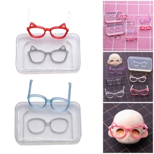 MỘT Khuôn Mặt Silicon Cho Đất Sét Có Khung Kính Nhiều Kiểu Kích Thước 5cm