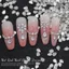 Dây chuyền công chúa Đeo móng tay Hoa phong phú Zircon Đáy phẳng Chamfering Giọt nước Làm móng tay Kim cương Trắng Mini Zircon Khâu