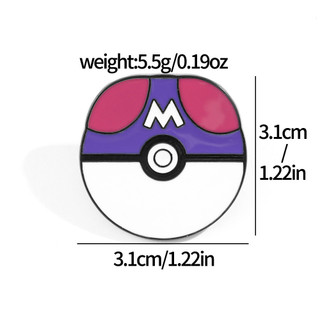 14 Chiếc Pokemon Poke Bóng Hợp Kim Men Pin Dễ Thương Yêu Tinh Trứng Huy Hiệu Chân Cho Ba Lô & Quần Áo