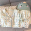 Bộ đồ ngủ Cotton nữ họa tiết đám mây hoạt hình ngọt ngào, phù hợp mùa xuân thu, phong cách học đường, tiện lợi khi ở nhà hay ra ngoài.