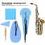toyuvn Mingzhe Saxophone Làm sạch Tăm bông vải Ống ngậm Bộ chăm sóc bàn chải Bộ dụng cụ hơi