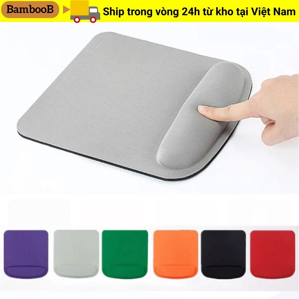 Miếng lót chuột còn lại cổ tay BAMBOOB, Phụ kiện văn phòng xốp dày Bàn di chuột văn phòng chơi game, Thảm chuột tiện dụng EVA màu trơn