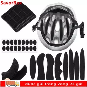 SAVORBOX 27 Cái / bộ Mũ Bảo Hiểm Bên Trong Bộ Đệm Xe Máy Xe Đạp Kín Bọt Biển Bảo Vệ Miếng Lót