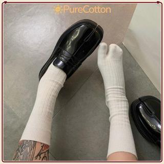Tất hai ngón Purecotton0,TabIndex nữ, làm từ cotton mềm mại, màu sắc đơn giản