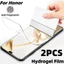 2 Chiếc HD Mềm Hydrogel Cho Honor X80i X80 X70i X70 Làm Mới Chống Gián Điệp Riêng Tư Chống Ánh Sáng Xanh Bảo Vệ Màn Hình Cho Honor X70 X60i X60 Pro GT X60Pro X60GT Phim Mềm Mờ
