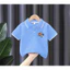 Áo Sơ Mi Polo Trẻ Em In Hình Máy Bay Tay Ngắn Unisex Hàng Đầu Mặc Đi Học Hàng Ngày