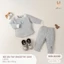 Bộ quần áo dài tay mỏng thấm hút mồ hôi tốt, chất liệu smoothy dành cho bé little love (LDT171)
