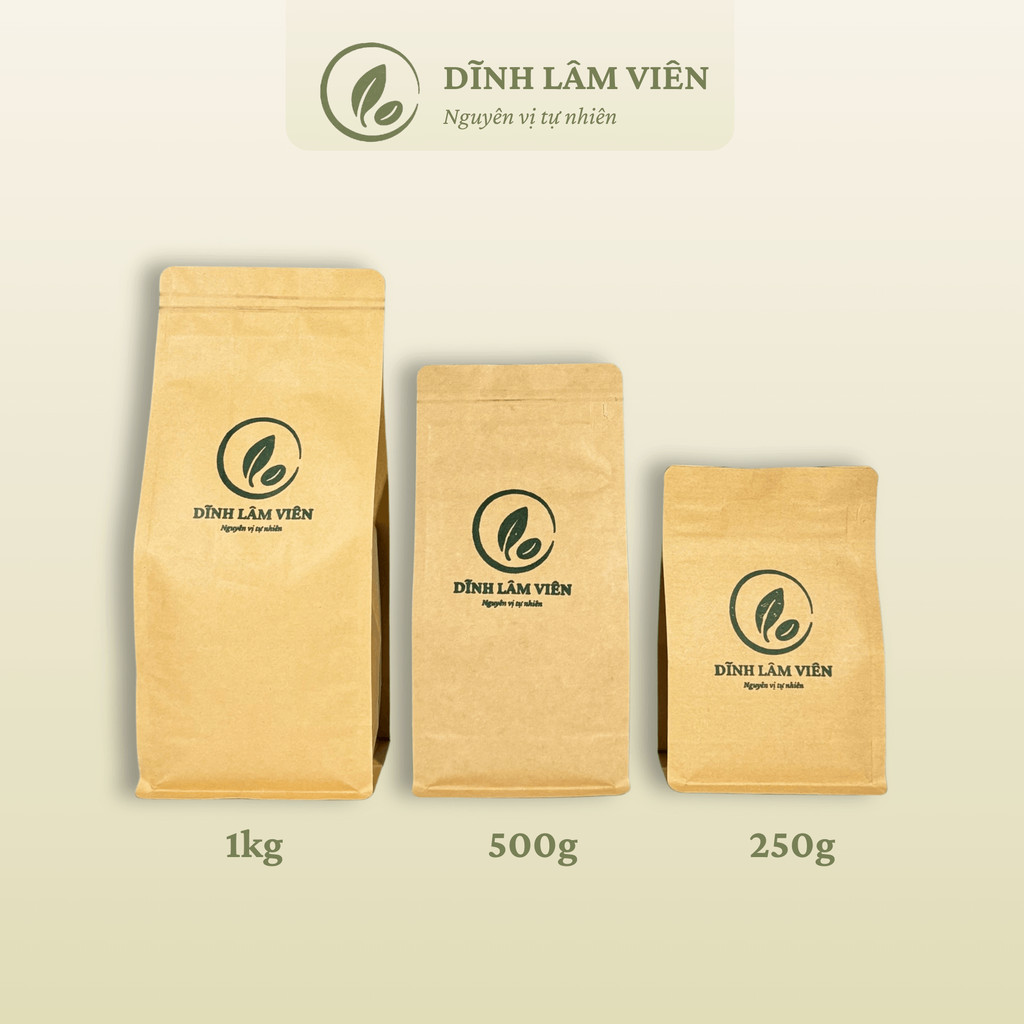 Combo Cà phê Robusta Gia Lai bột rang củi và rang máy pha phin nguyên chất 500g | Dĩnh Lâm Viên