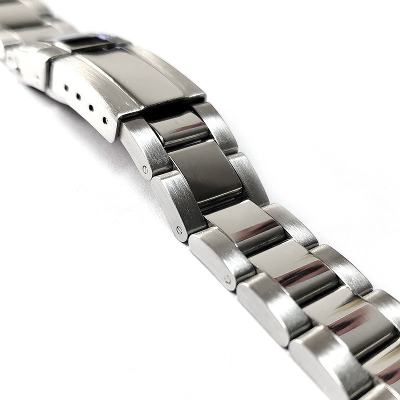 Dây đeo đồng hồ bằng thép không gỉ cong 20mm cho Rolex Daytona Submariner Nước ma thợ lặn Oyster Dây đeo đồng hồ dành cho nữ Vòng đeo tay hồ quang Liên kết cuối