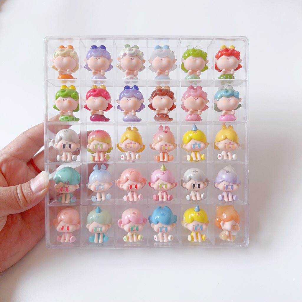 Hộp đựng đậu Mini 30 ngăn Thích hợp cho AMLLS Lulu Dog Pitty Piny tế bào đơn (chỉ có hộp không bao gồm đậu)