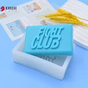 Fight Club Xà Phòng Khuôn Silicon Hình Chữ Nhật Tắm Lotion Thanh Làm Đồ Dùng Moule Savon Molde Jabon Bánh Loaf Pan Phụ Kiện VN