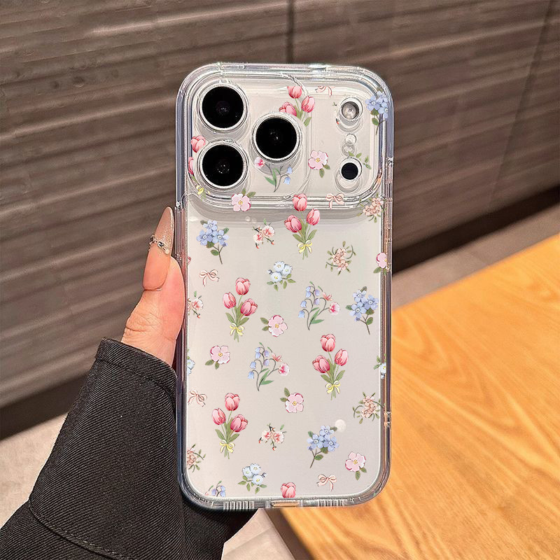 Vỏ Điện Thoại Họa Tiết Hoa Tulip Thời Trang Cho InfInix Hot 60 50 Note 50S 50 GT 20 30 Pro Smart 9 10 Plus Tecno Camon 40 Pro 5G Spark 30C Vỏ Silicon Hợp Thời Trang Trong Suốt
