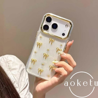 Vỏ mềm hình hoa nhỏ giọt màu vàng Ins thích hợp cho vỏ điện thoại iPhone 17 16promax Apple 15 / 14 / 13 / 12 / 11 niche trong suốt bao gồm vỏ cứng