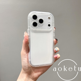 Thích hợp cho vỏ điện thoại Apple 17 / 16 Promax mới nâng cấp túi khí tròn iPhone 15pro chống rơi 14 trong suốt 13pro đơn giản bao gồm tất cả bìa cứng