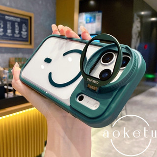 Giá đỡ bọc ống kính kính tròn phù hợp với vỏ điện thoại iPhone 17 Promax iPhone 16 Monster 15 trong suốt cao 14 hút từ tính 1 vỏ bảo vệ chống rơi