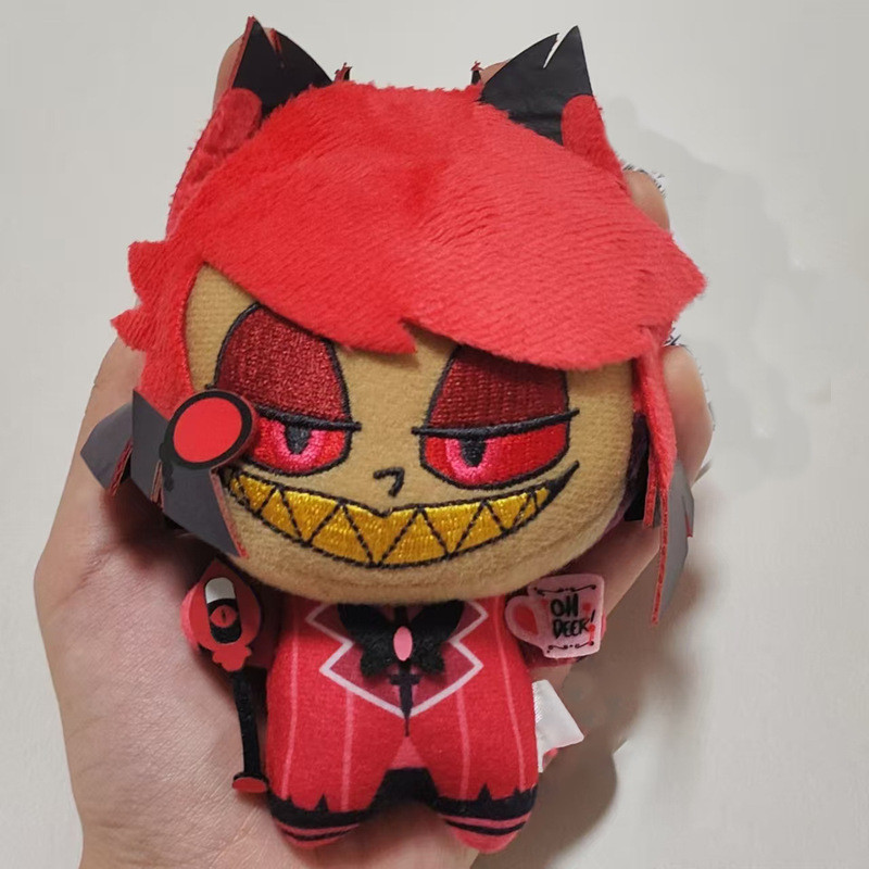 Vox Alastor Hotel 10cm Husk Keychain Doll Valentino Plush Pendants