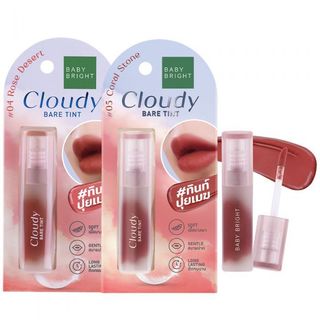 Son Tint Lì Siêu Nhẹ Cloudy Baby Bright Bám Màu Chuẩn Sắc 2,6g