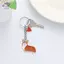 HFTOY Kawaii Dễ Thương Dachshund Móc Khóa Hoạt Hình Sáng Tạo Kim Loại Mặt Dây Chuyền Chó Móc Khóa Túi Trang Trí Cho Cặp Đôi Quà Tặng ~