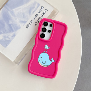 Ốp Cá Voi Dễ Thương Cho Samsung S26 S25 S24 S23 S22 S21 S20 FE ULTRA PLUS F06 A07 A17 A36 A06 A35 A34 A73 A55 A53 A54 A52 A33 A32 A25 A24 A22 A12 A13 A14 A15