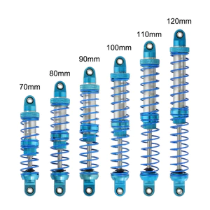 2 Bộ Giảm Chấn Dầu Giảm Chấn Kim Loại - 70 / 80 / 90 / 100 / 110 / 120mm - Dành Cho Xe Bánh Xích RC 1 / 10 Trục SCX10 90046 AXI03007 / TRX4 / TRX6