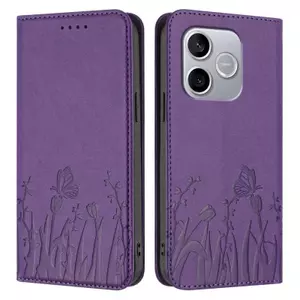 Ốp Lưng Cho Honor 600 Lite Tulip Bướm Thiết Kế Thẻ Da Solots TPU Mềm Chống Rơi Vỏ Điện Thoại