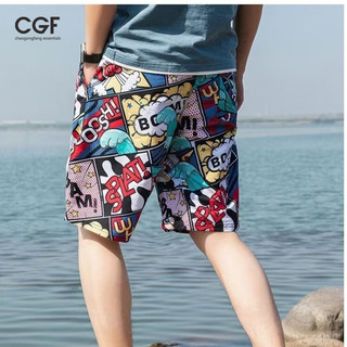 Quần Short Nam Phong Cách Hawaii, Nhanh Khô, Phù Hợp Đi Biển Plus Size