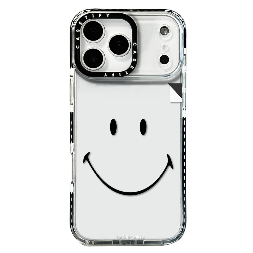Ốp điện thoại ba mặt cười màu cho IPhone 17 Pro Max 17Air 16 15 14 13 12 11 Vỏ bảo vệ chống sốc