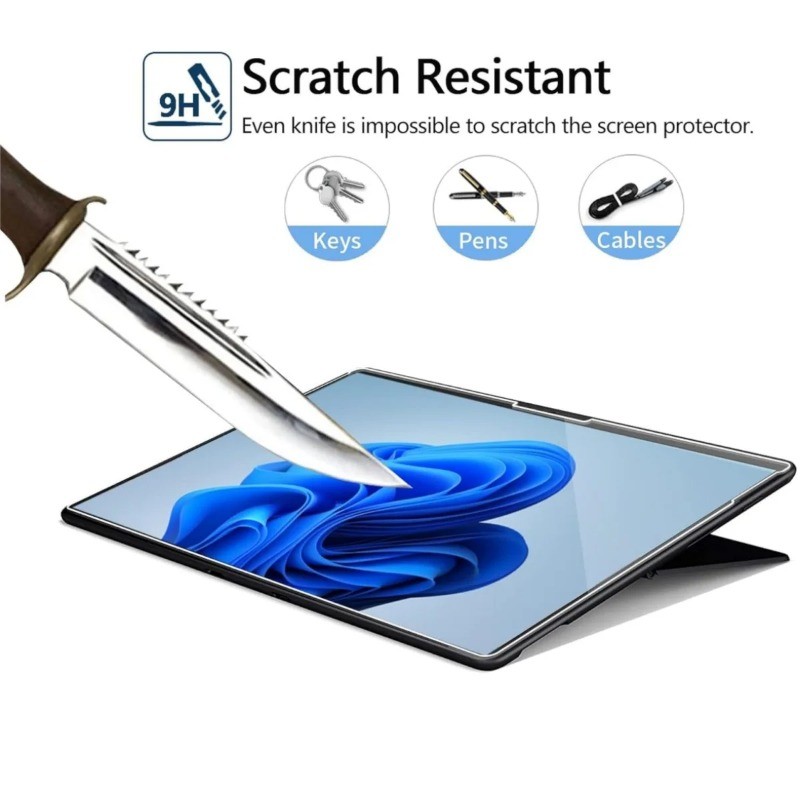 1-2 Chiếc Kính Bảo Vệ Màn Hình Cho Microsoft Surface Pro 12 2025 X 10 11 8 9 7 6 5 4 3 Máy Tính Bảng Kính Cường Lực Bảo Vệ Cho Bề Mặt GO3 GO4 GO GO2 7 7 + 3 4 2 10.8 HD Trong Suốt Phim điện ảnh