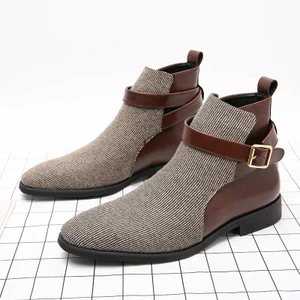 Giày bốt mắt cá chân VN, Thời trang, Phong cách Chelsea, Chỉ dành cho nam, Sử dụng da bò thật, Chất lượng hàng đầu, Trang trọng, Phong cách Anh, Thích hợp để mặc thường ngày và văn phòng, Khóa.