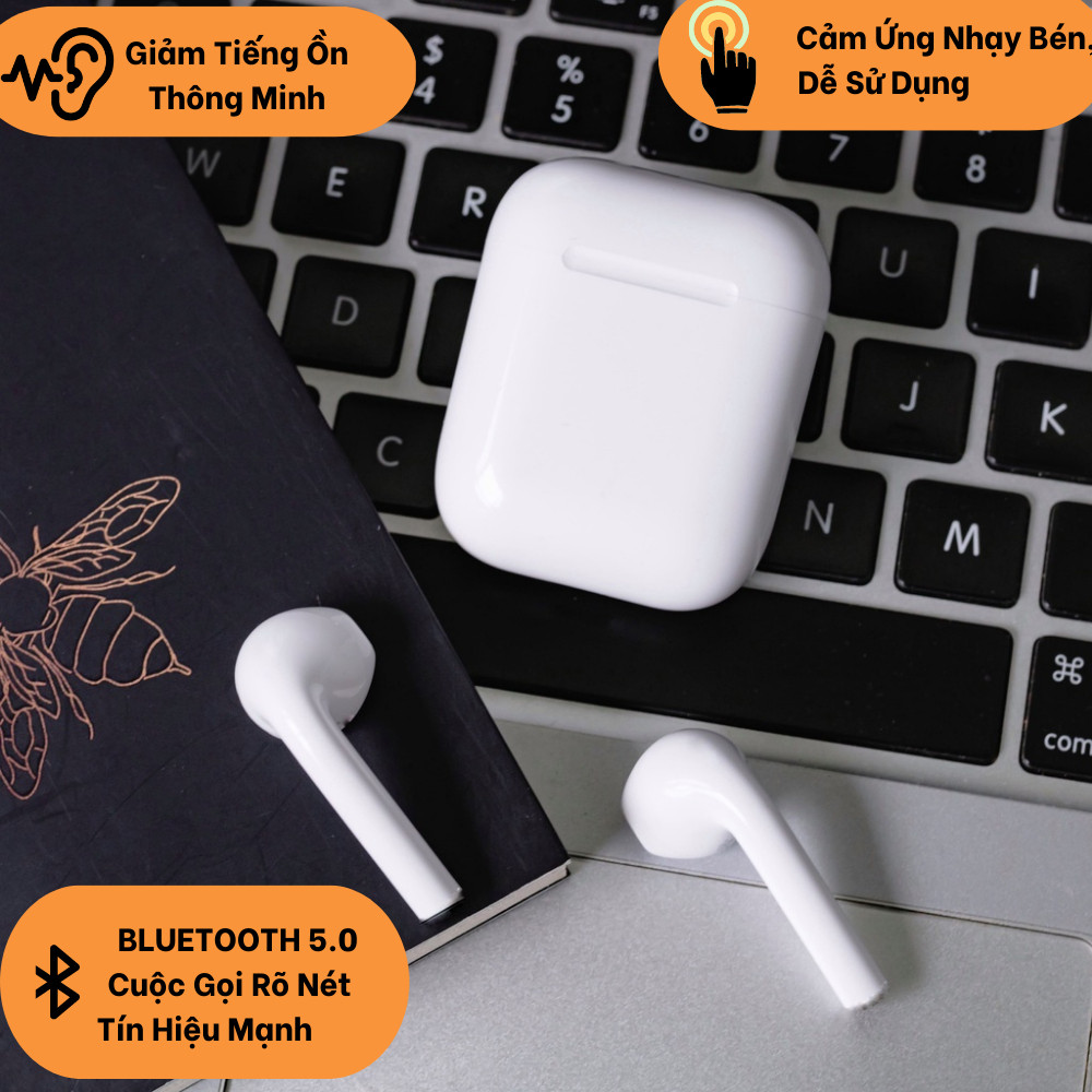 Tai Nghe Bluetooth Không Dây A.P-2 Cao Cấp Full Chức Năng Định Vị Đổi Tên Cảm Ứng Bảo Hành Đổi Mới