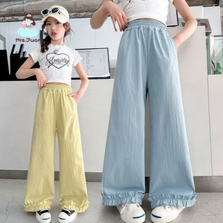 Quần ống rộng cho bé gái mùa hè - mỏng nhẹ thoáng mát dáng suông thời trang Hàn Quốc
