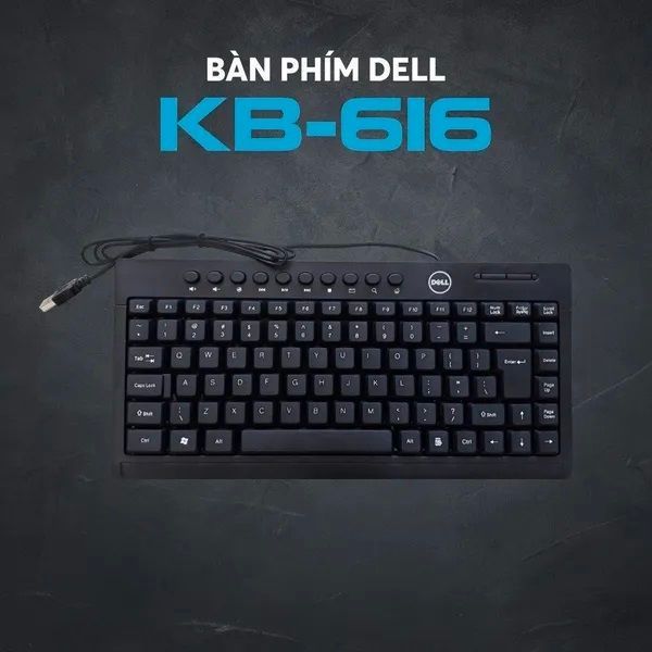 Bàn Phím Có Dây Mini Dell KB211, BK616 và K1000/918. NL | BigBuy360 - bigbuy360.vn