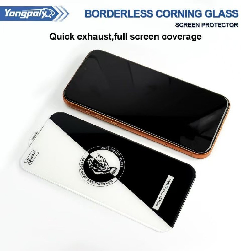 Kính cường lực HD độ dày 0,55 cao cấp Tương thích với iPhone 17 16 15 14 13 12 11 Pro Max Plus Air X XR XS Max Kính cường lực bảo vệ màn hình