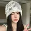 Mũ Beanie Dệt Kim Thoáng Khí, Thiết Kế Ren Hoa 3D – Thời Trang Nữ Xuân-Hè Hàn Quốc