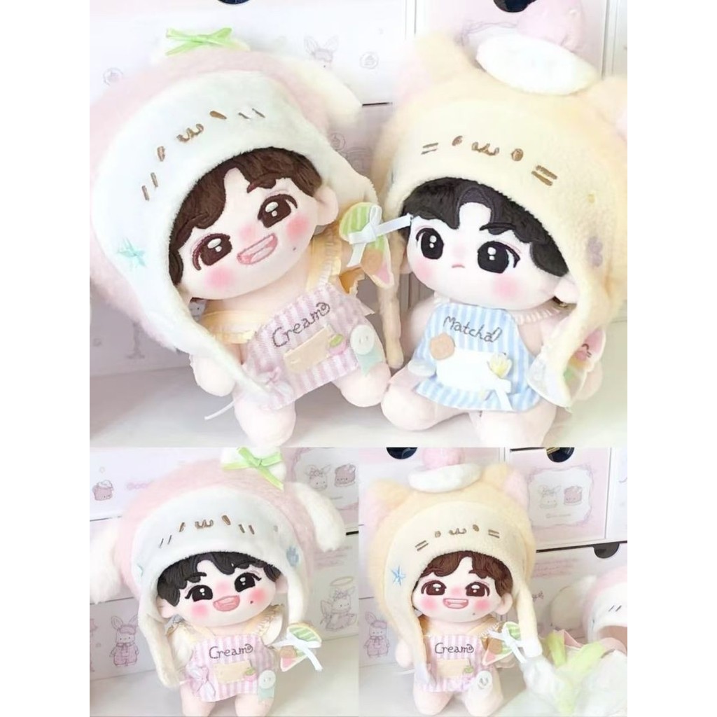 Quần áo trẻ em 10cm < Dâu Bunny Baker} Búp bê Cotton Thay thế búp bê dễ thương Siêu dễ thương Giá rẻ