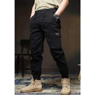 Quần Jogger Kaki - JG3 Quần Jogger Túi Hộp Cao Cấp Nam Cạp Chun Bo Gấu Vải Kaki Xịn Xmen Fashion 68