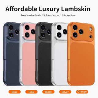 Ốp Điện Thoại Da Cừu Sang Trọng Nhẹ Chất Lượng Cao Thích Hợp Cho iPhone 17 16 15 14 13 12 11 Pro Max 14 15 16 Plus Ốp lưng