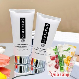 Combo 2 Kem Chống Nắng MÚI XÙ Gorgeous Chính Hãng Tuýp 100g Mẫu Mới 77@