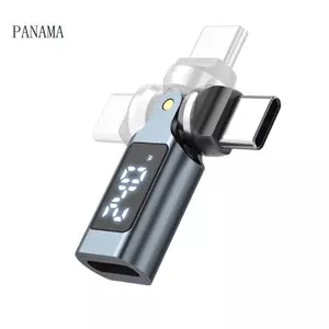 NAMA 240W PD Bộ chuyển đổi USB C sạc nhanh có thể xoay được với màn hình nguồn thời gian thực cho thiết bị