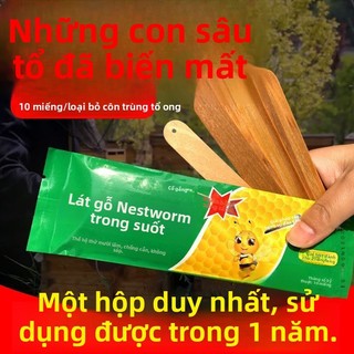 [Thế hệ 15] Tổ Giun Gỗ Trong Suốt Chip Nuôi Ong Giết 10 Miếng Gói Tổ Giun Lưới Ong Chuyên Dụng Chính Hãng Tổ Ong Treo