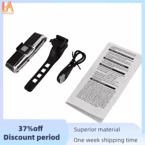 Đèn sạc USB Lithium LED cho xe đạp màu đỏ/trắng/xanh dương - Tăng cường an toàn khi di chuyển ban đêm