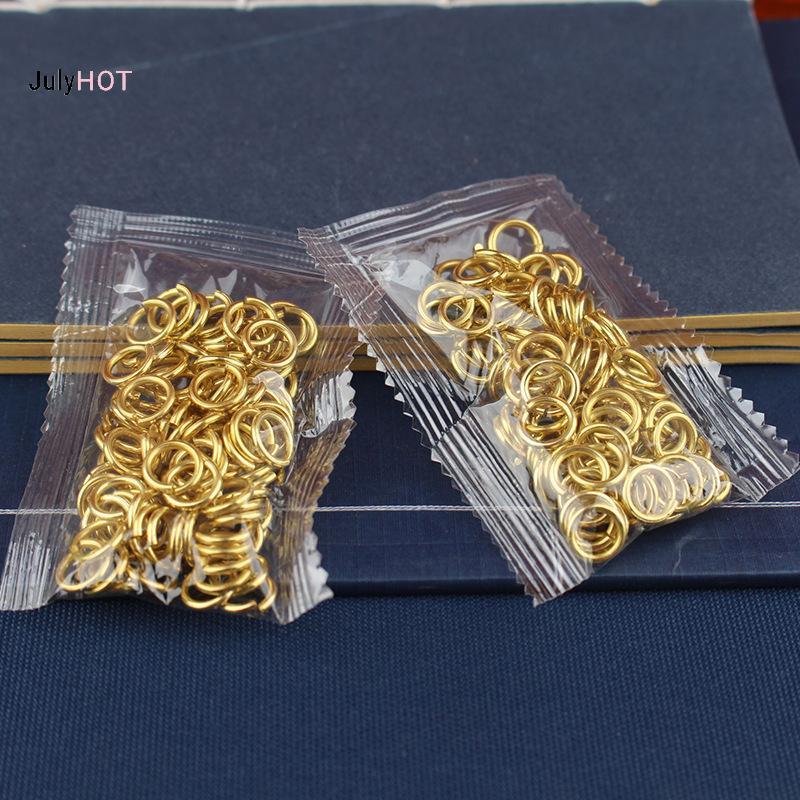 Trang sức DIY: Nhẫn đồng thau 10mm, 100 chiếc cho dự án kết nối
