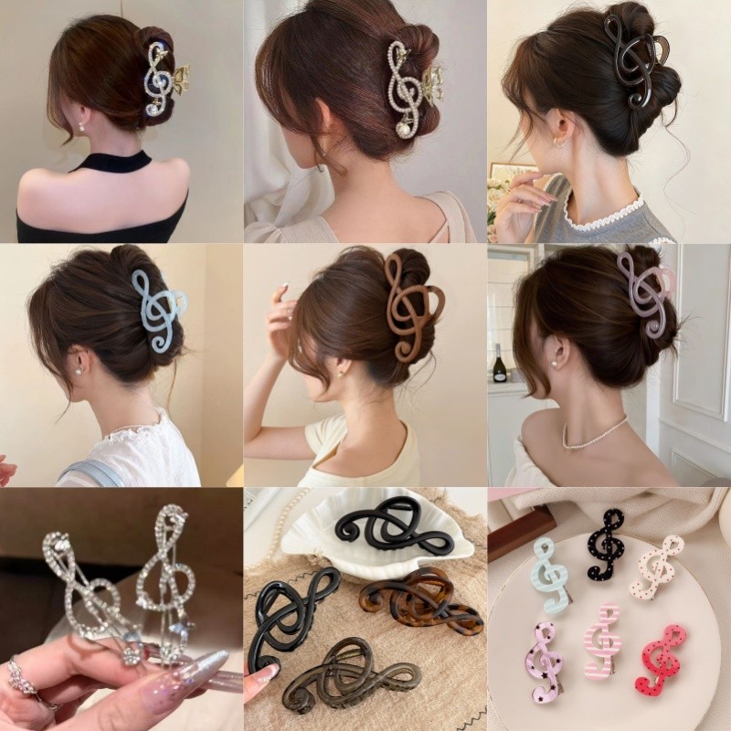 Kẹp Tóc Ghi Chú Nhạc - 17 Kiểu Tinh Tế, Phụ Kiện Tóc Tiện Lợi
