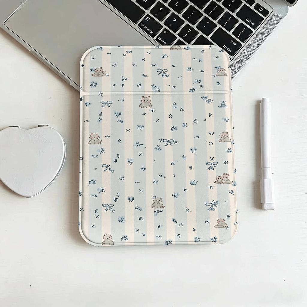 sọc thỏ xanh Gương Gấp Xinh Đẹp Gương Trang Điểm Foldable Thời Trang Nữ